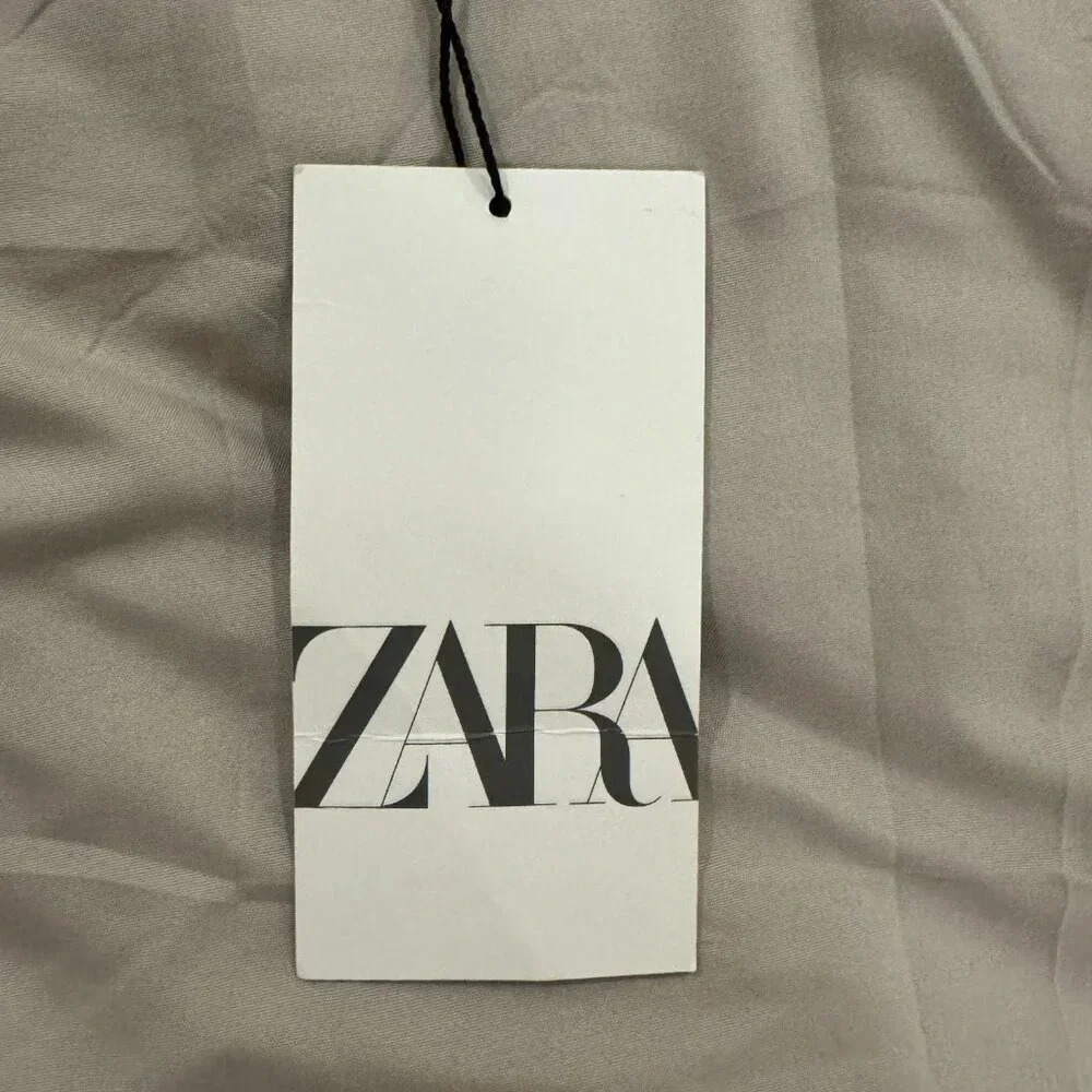 NWT Zara Twisted Halter Floral Black & Yellow Bodysuit - Picture 8 of 9